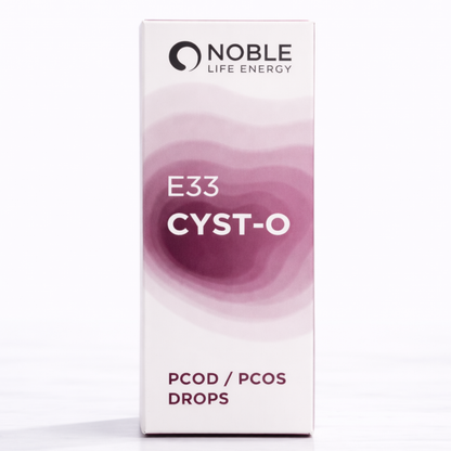 Cyst-O PCOS PCOD homeopathic drops Noble Life Energy