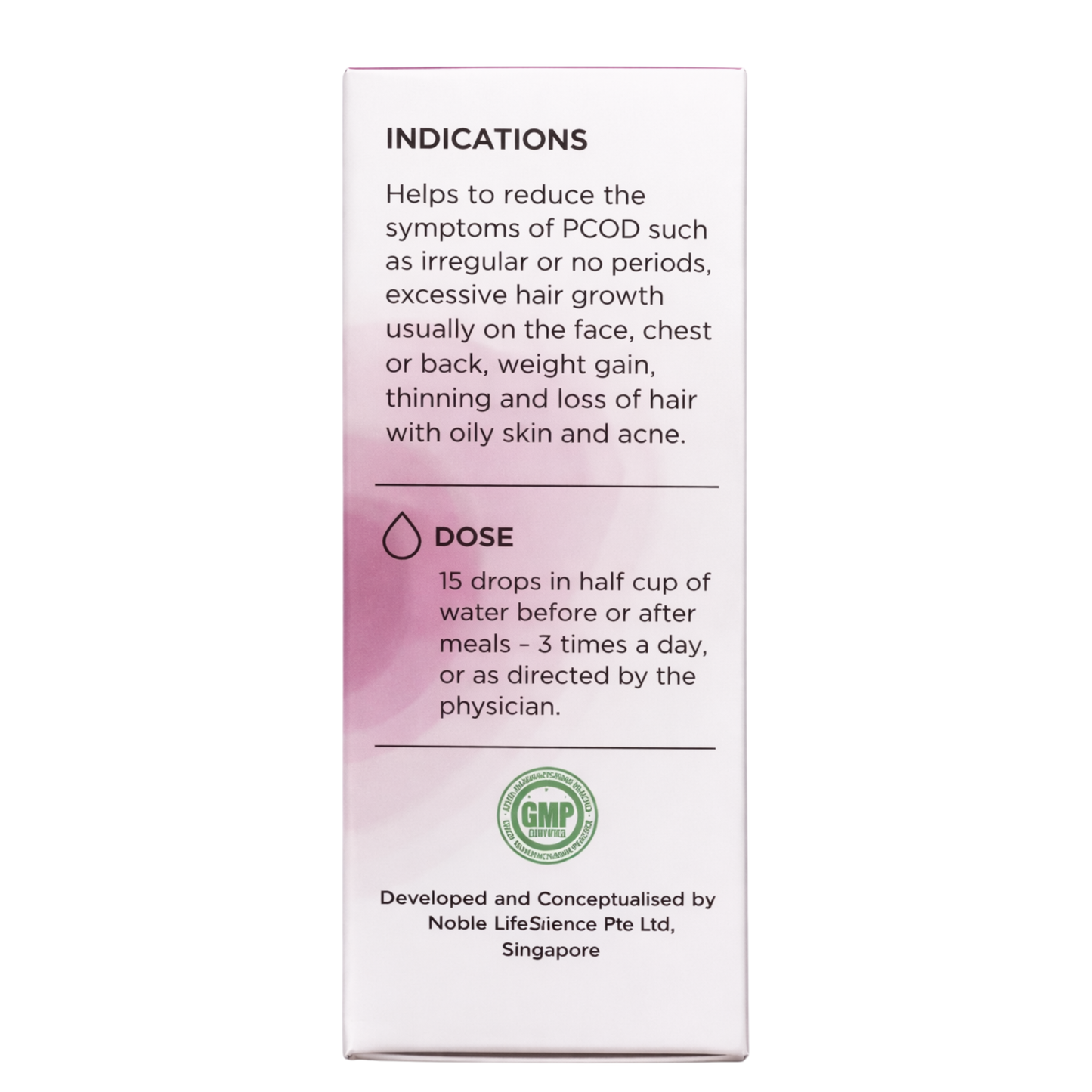 Cyst-O PCOS PCOD homeopathic drops Noble Life Energy