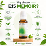 Memory & Concentration Care Kit | E15 Memoir | Noble Life Energy