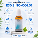 Cold & Sinusitis Care Kit | E30 Sino-Cold | Noble Life Energy