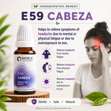 Headache Care Kit | E59 Cabeza | Noble Life Energy
