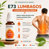 Lower Back Pain Care Kit | E73 Lumbagos | Noble Life Energy