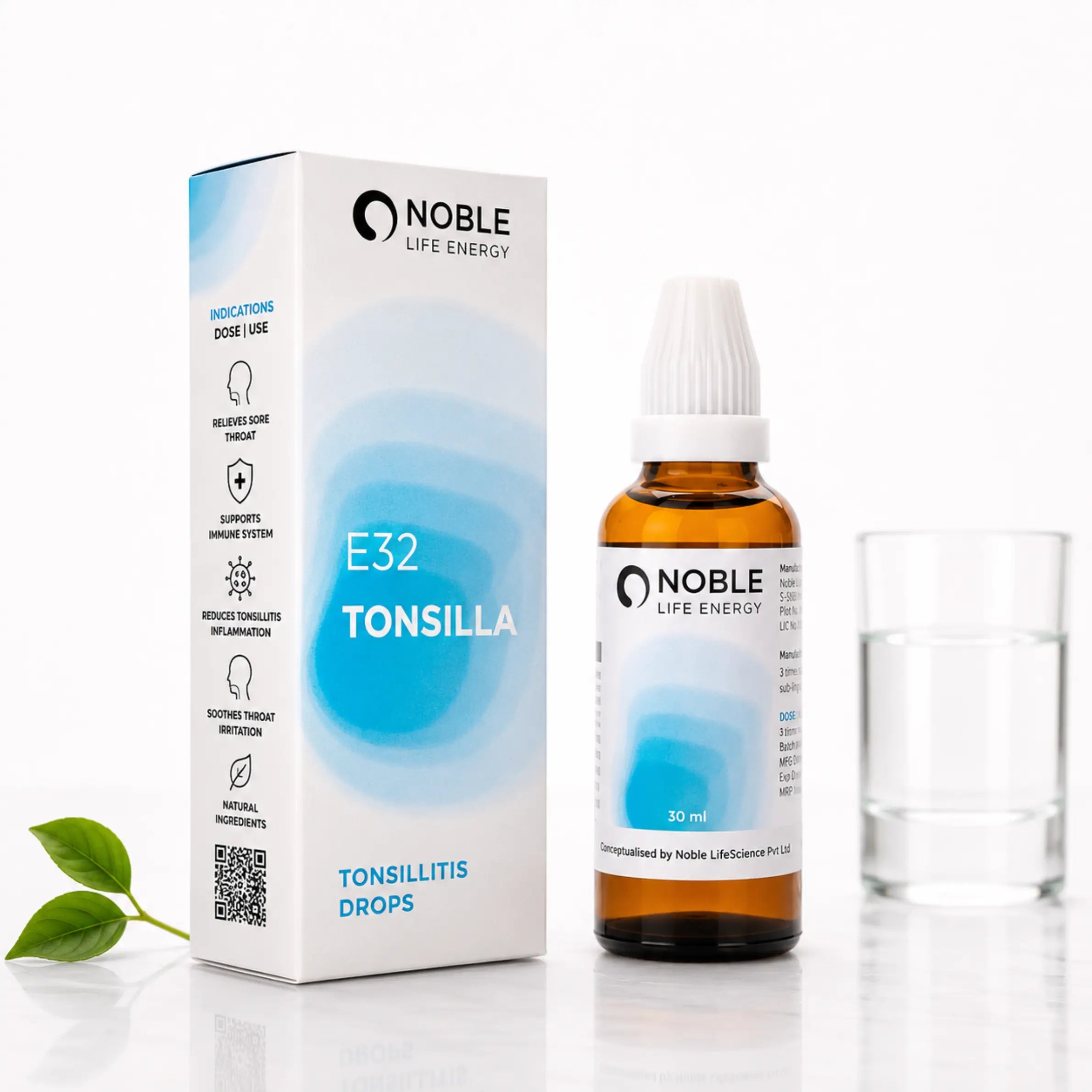 Tonsillitis Care Kit | E32 Tonsilla | Noble Life Energy