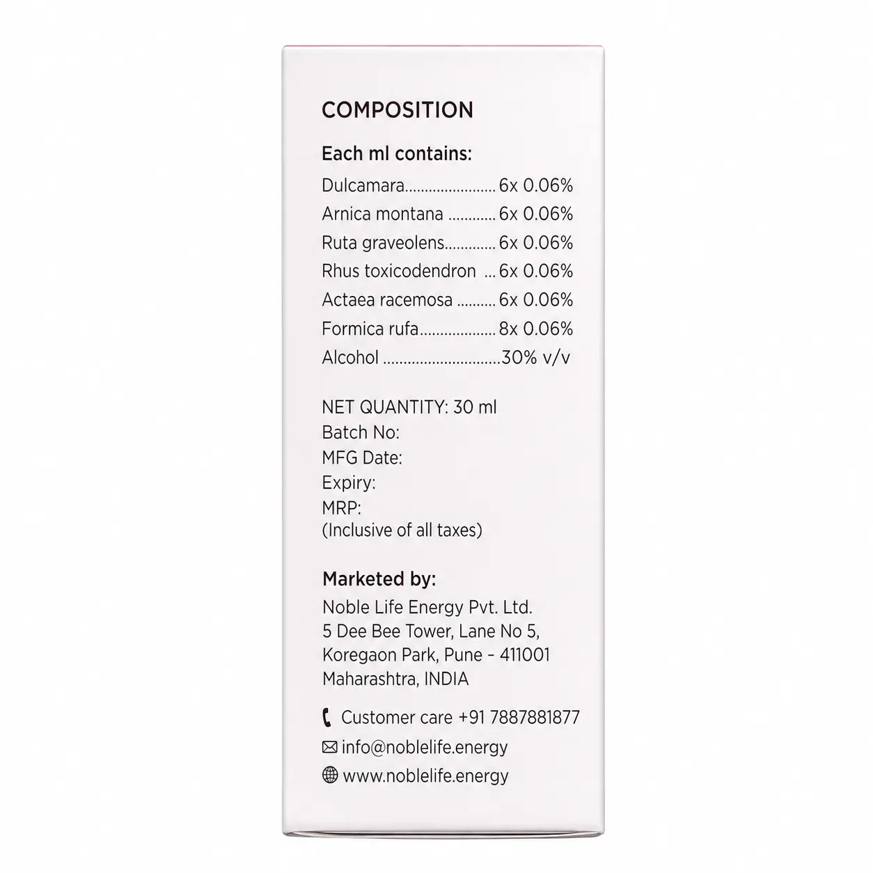 Sciatica Care Kit | E75 Sciatic | Noble Life Energy